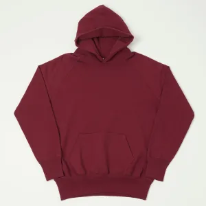 Warehouse 462 Plain Hooded Sweatshirt - Grape