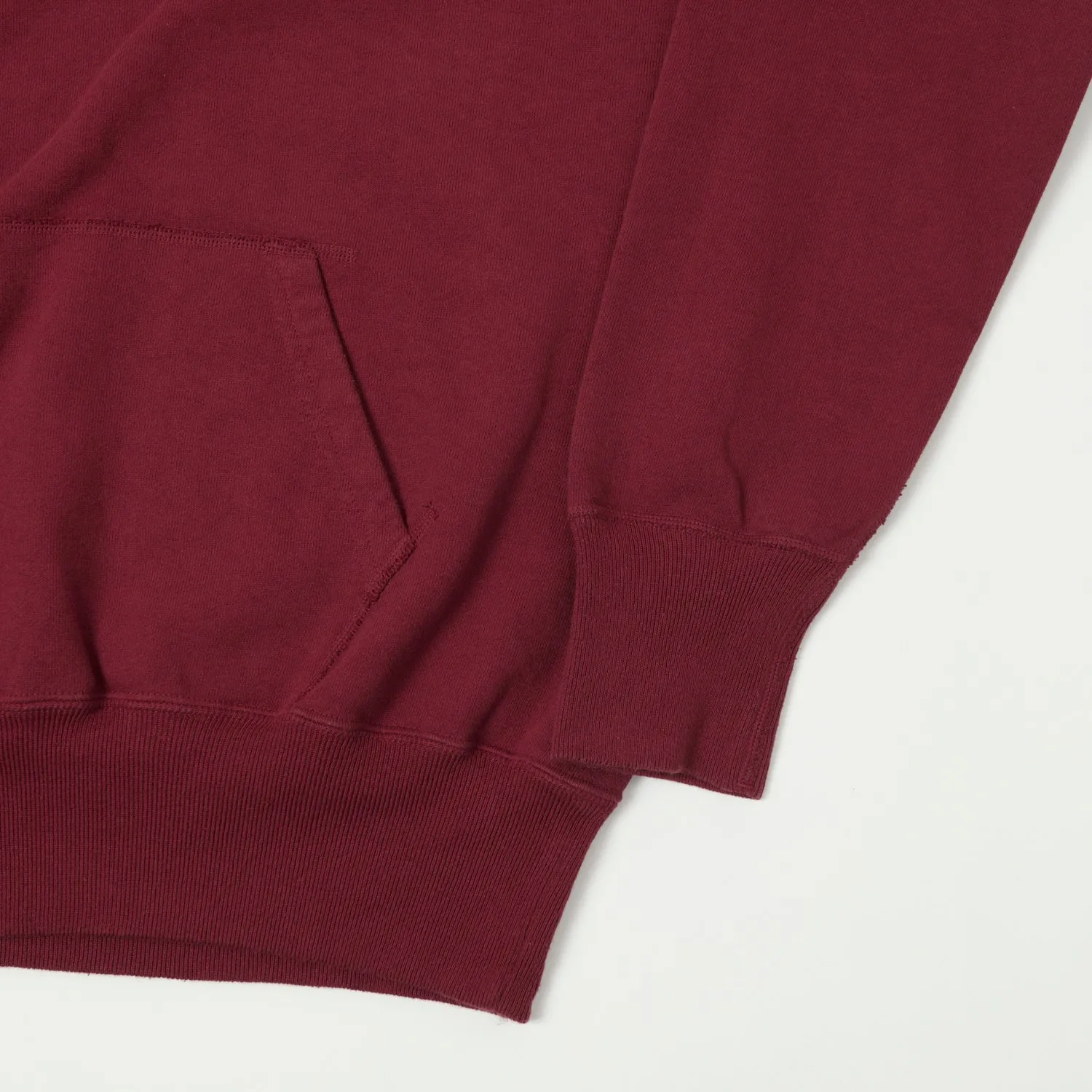 Warehouse 462 Plain Hooded Sweatshirt - Grape