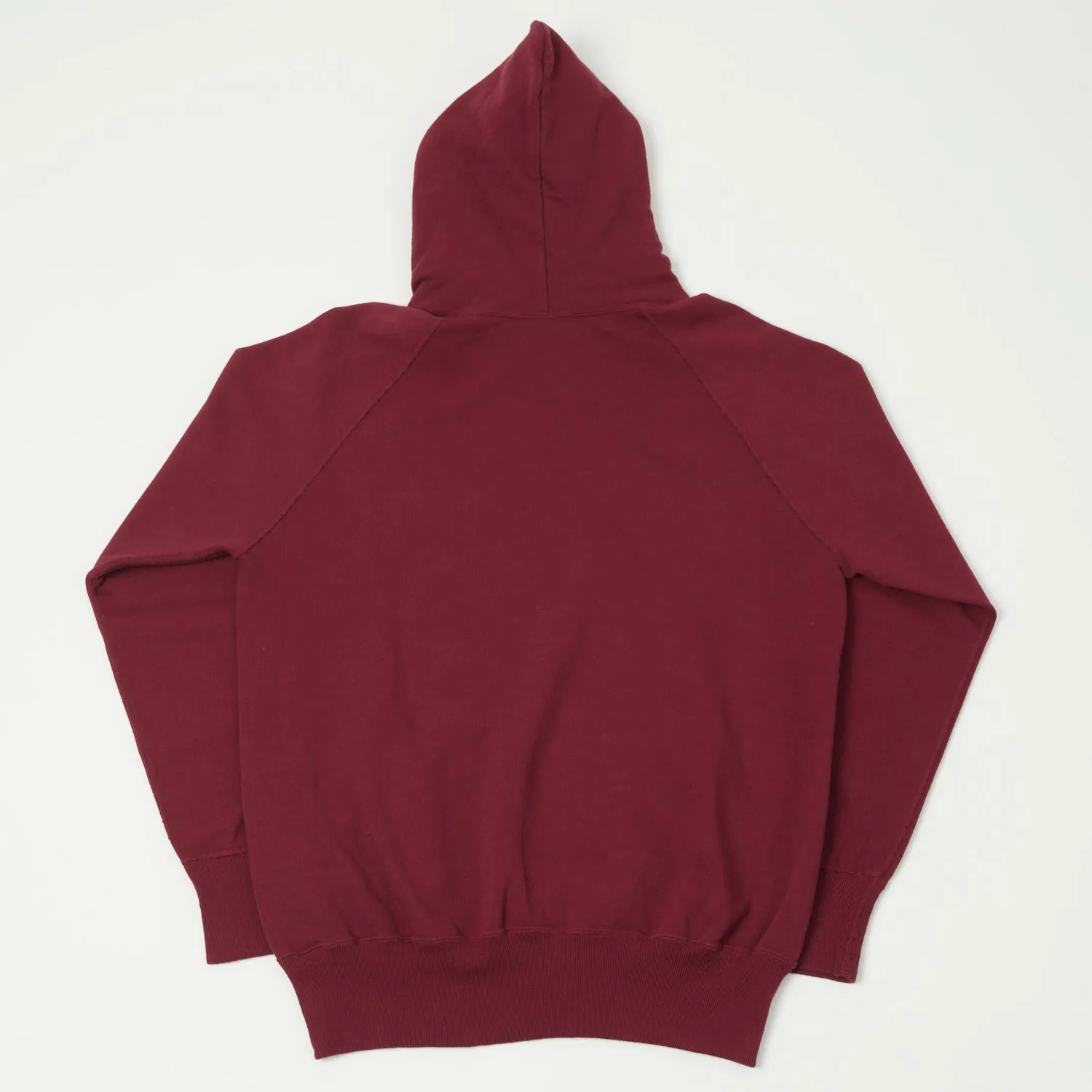 Warehouse 462 Plain Hooded Sweatshirt - Grape