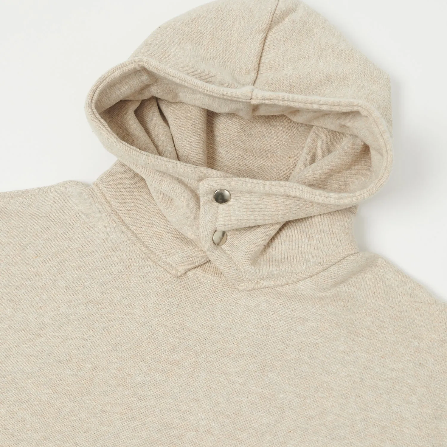 Warehouse 469 The Set-In Hooded Sweatshirt - Oatmeal
