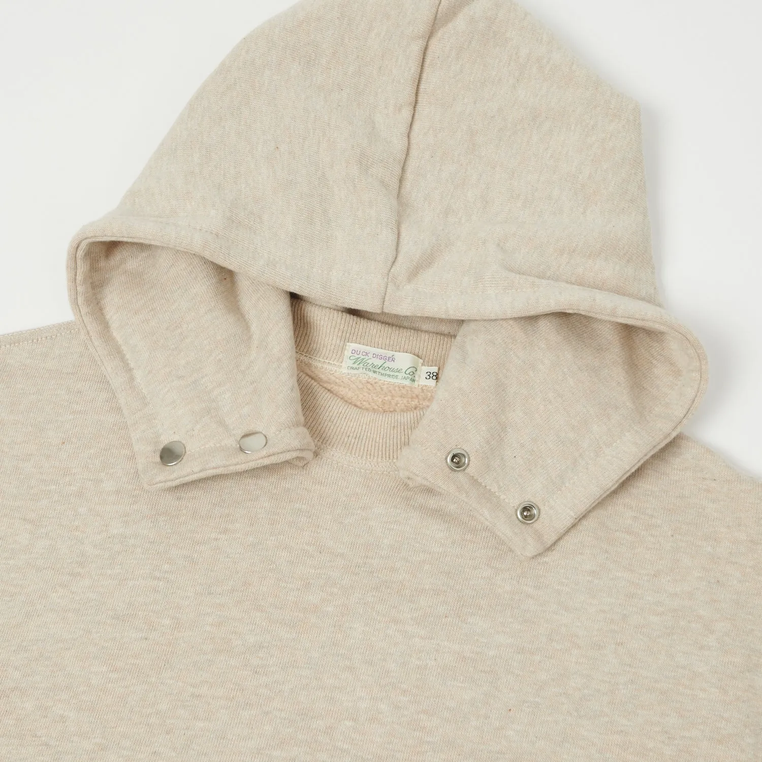 Warehouse 469 The Set-In Hooded Sweatshirt - Oatmeal