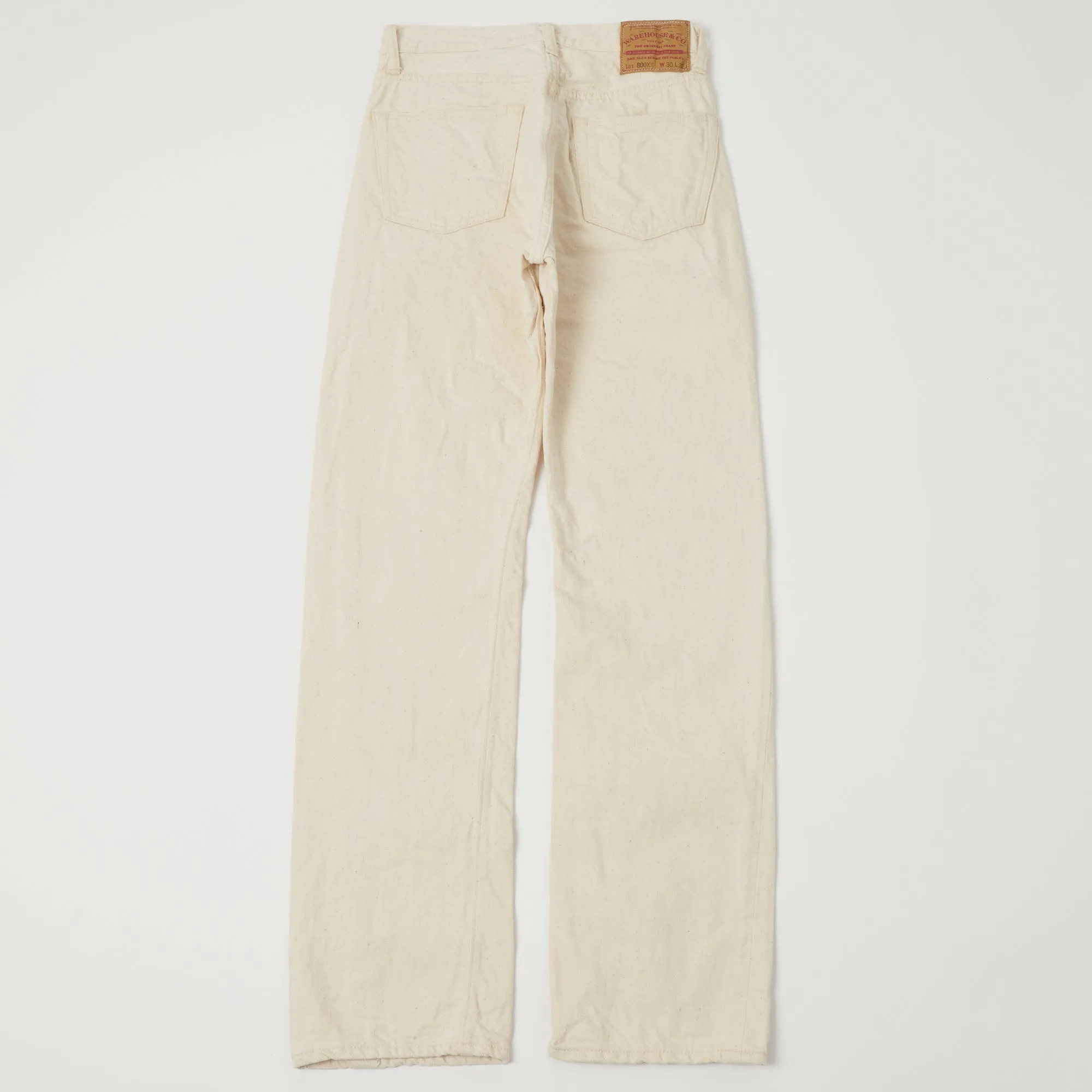 Warehouse 800XX Regular Straight Jean - Ecru One Wash
