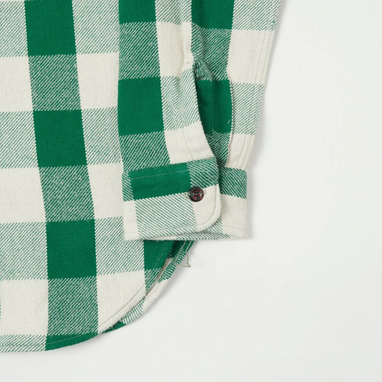 Warehouse & Co 3104 '23 'A Pattern' Flannel Shirt - Green