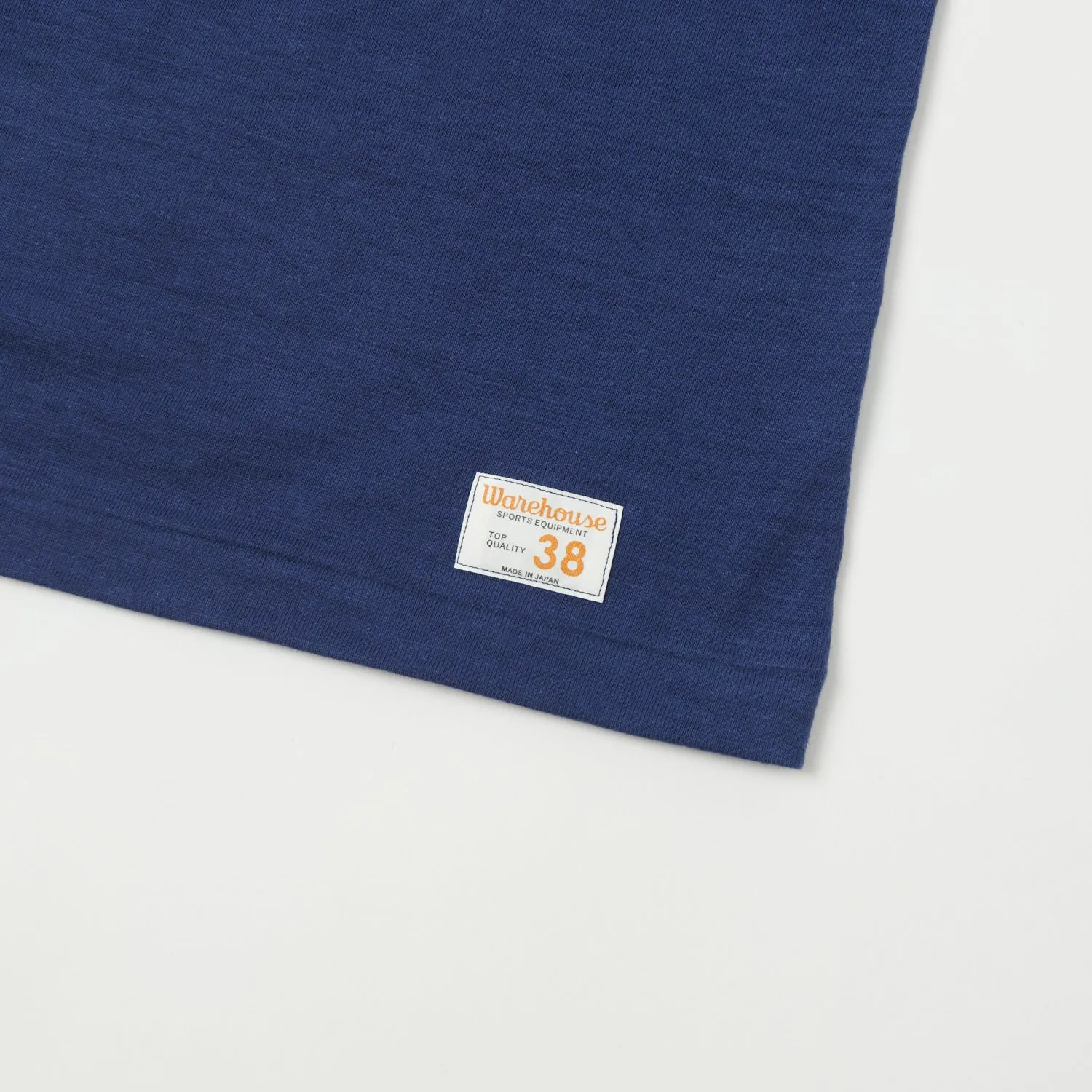 Warehouse & Co 4063 'West Lake' 3/4 Sleeve Football Tee - Navy