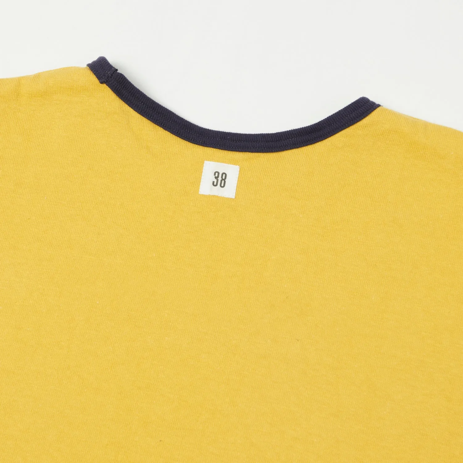 Warehouse & Co 4101 USN Reversible Tee - Yellow/Navy