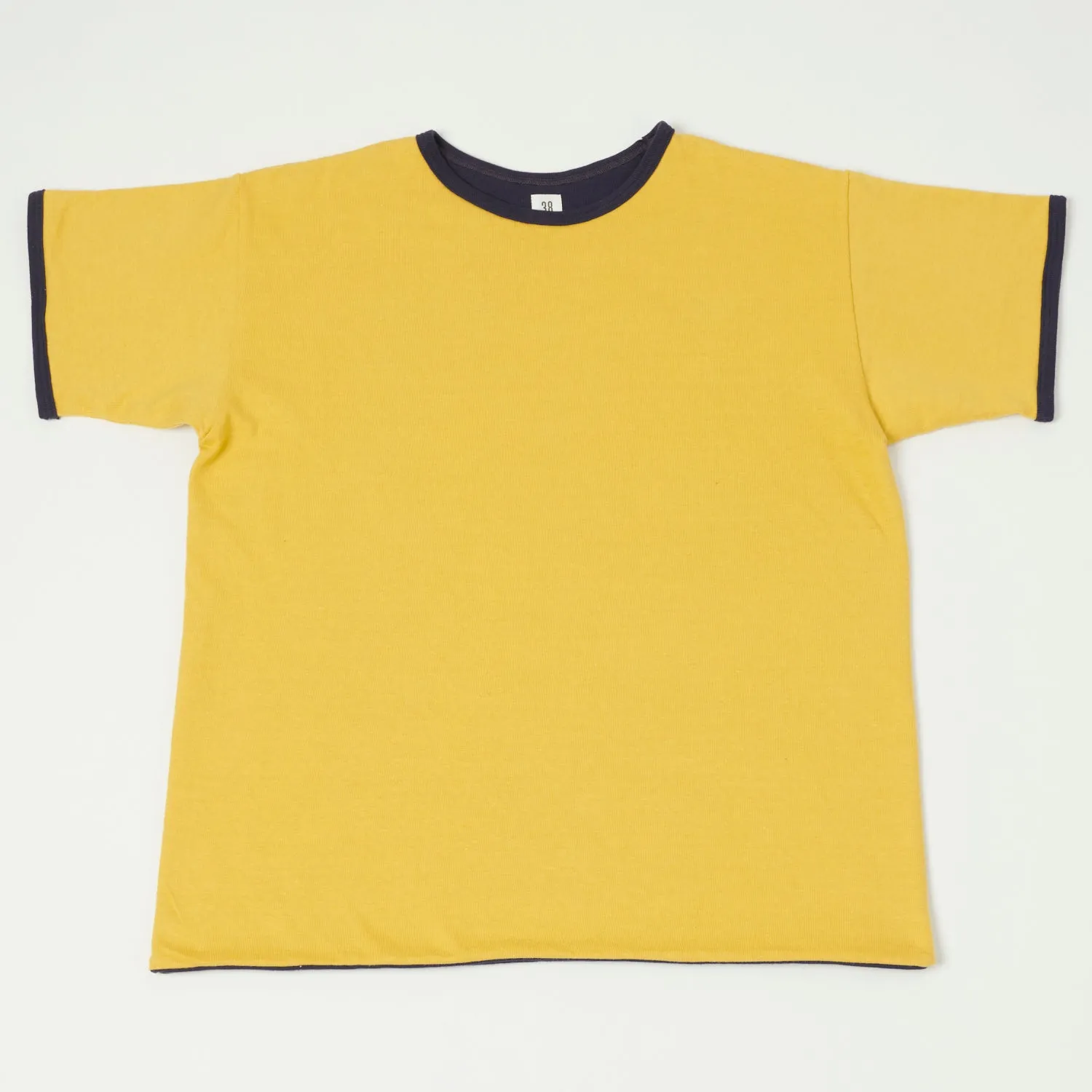 Warehouse & Co 4101 USN Reversible Tee - Yellow/Navy