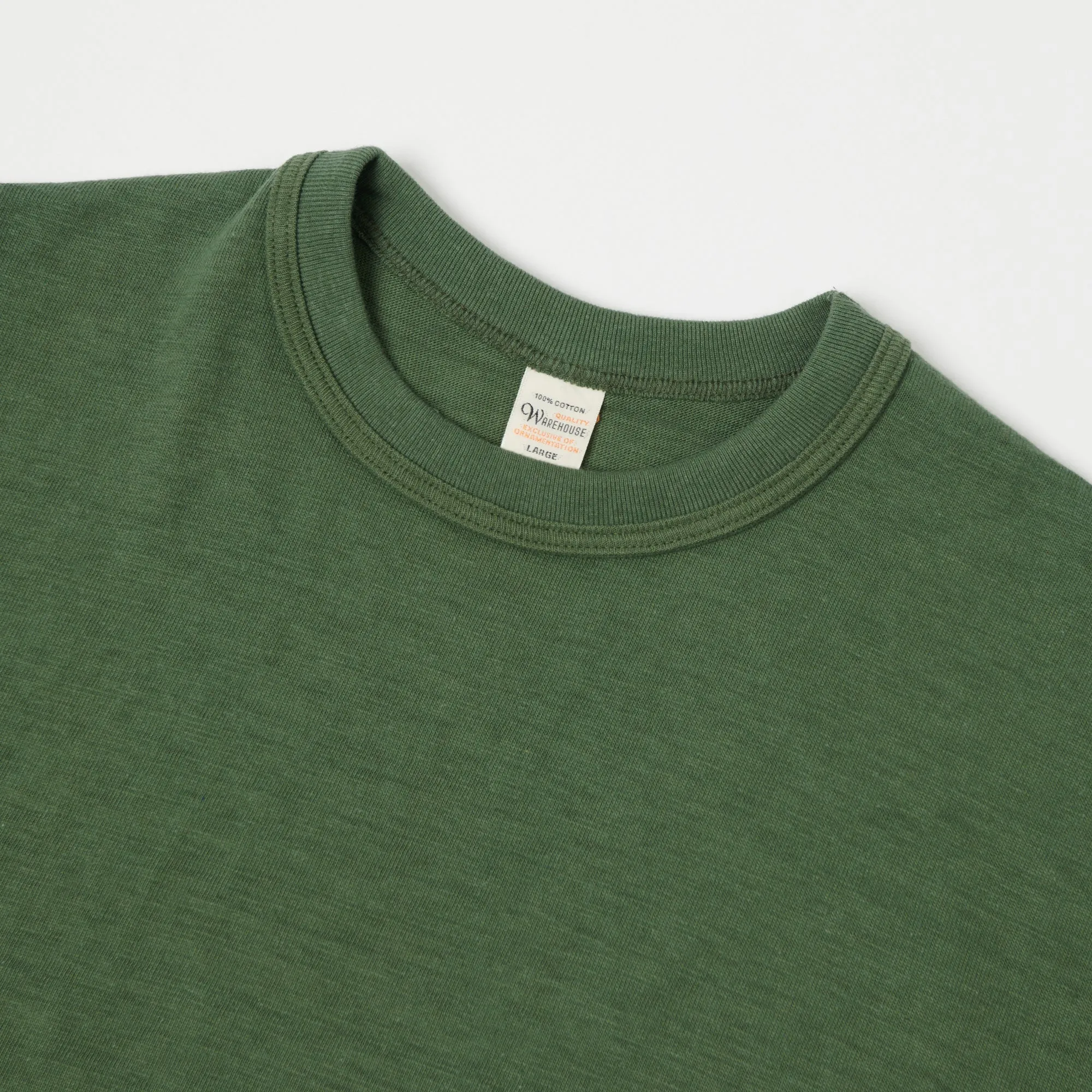 Warehouse & Co 4601 Plain Tee - Green