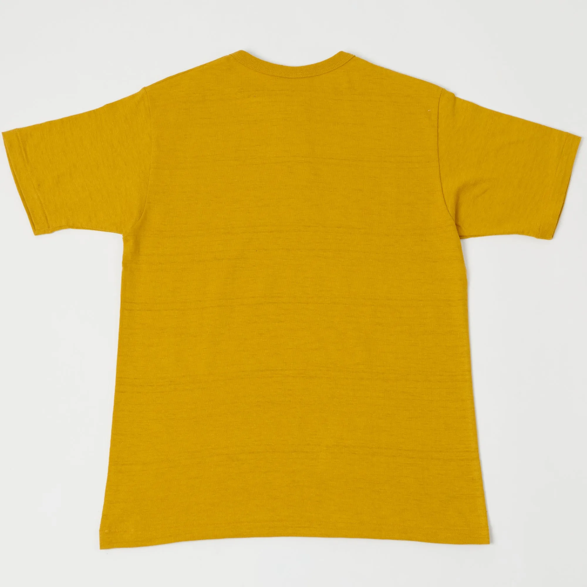 Warehouse & Co 4601 S/S Henley - Mustard