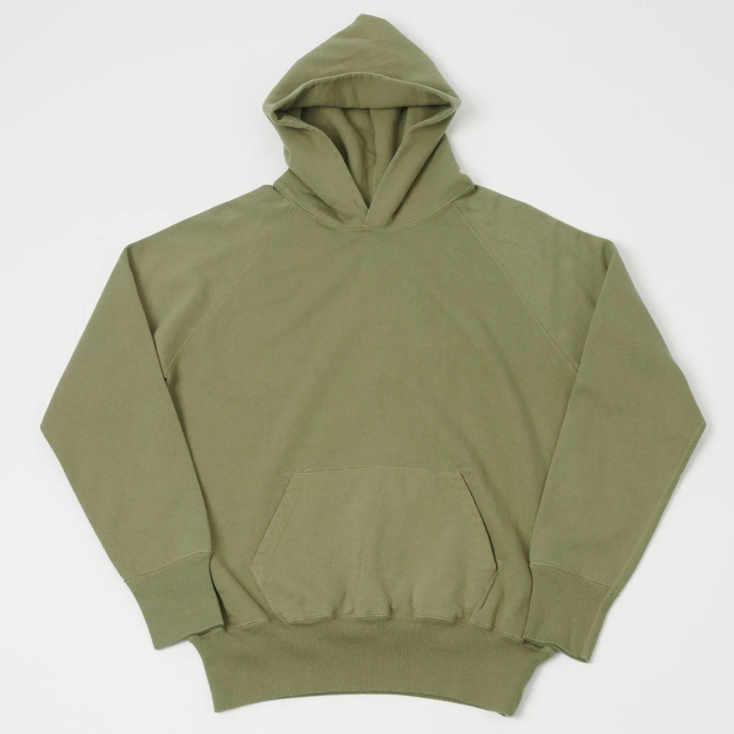 Warehouse & Co 462 Plain Hooded Sweatshirt - Green