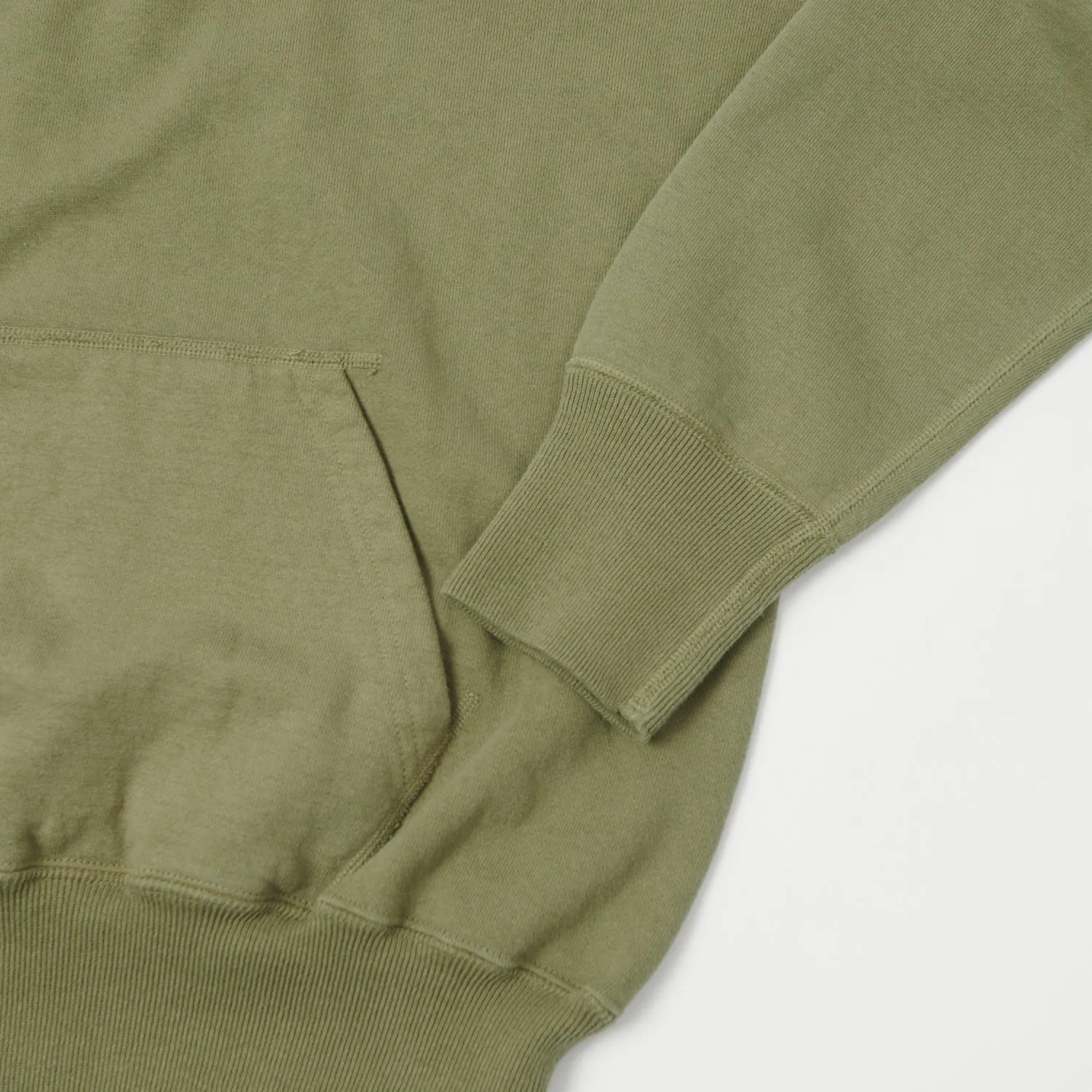 Warehouse & Co 462 Plain Hooded Sweatshirt - Green