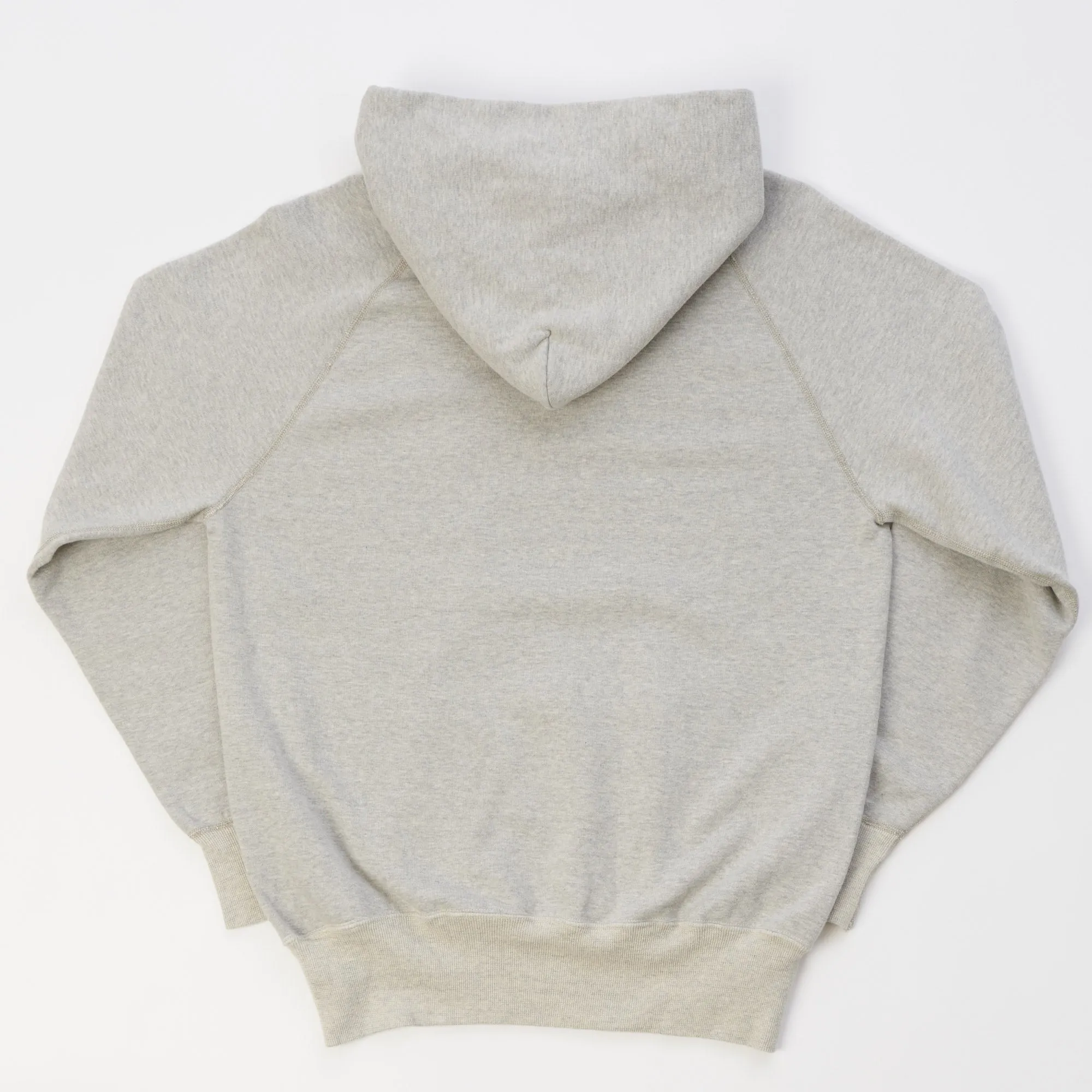 Warehouse & Co 462 Plain Hooded Sweatshirt - Heather Grey