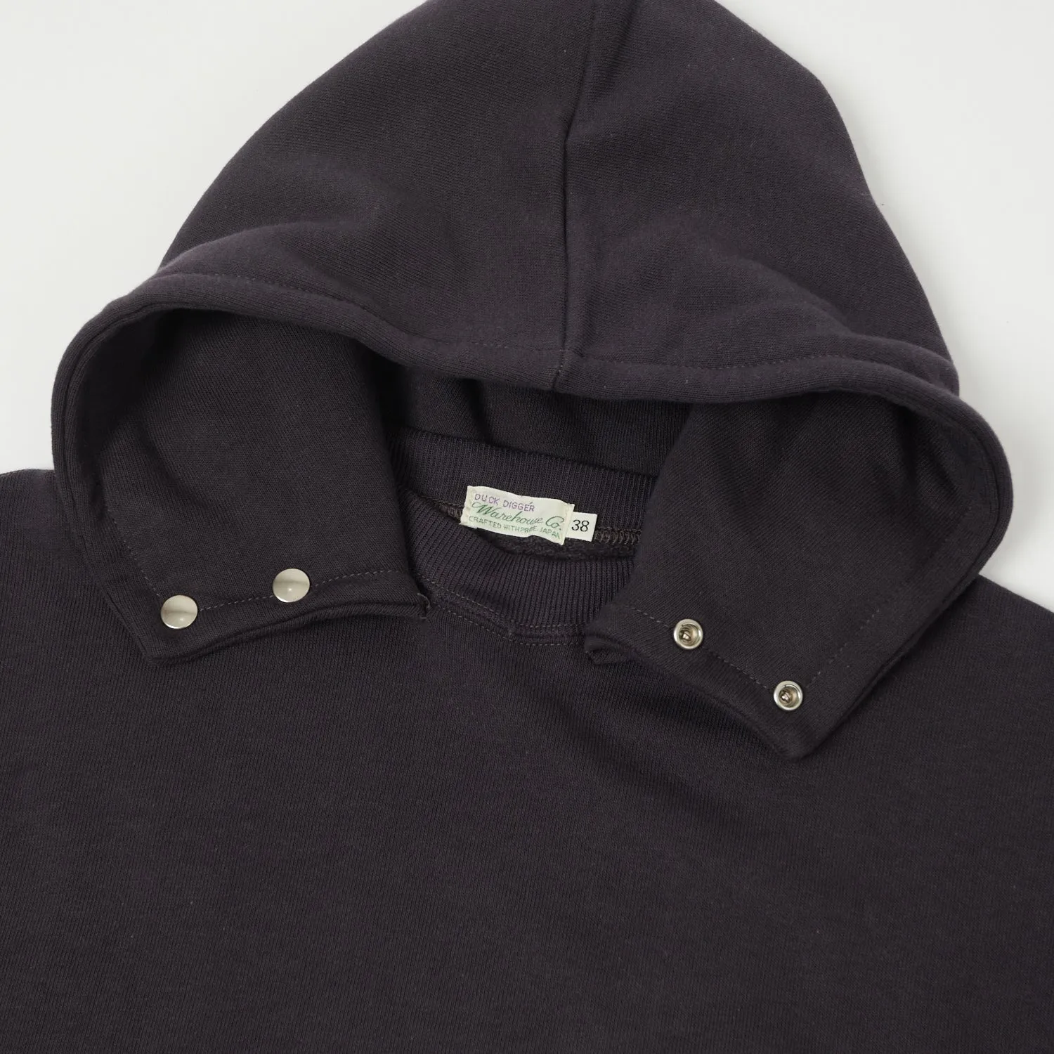 Warehouse & Co 469 The Set-In Hooded Sweatshirt - Dark Navy