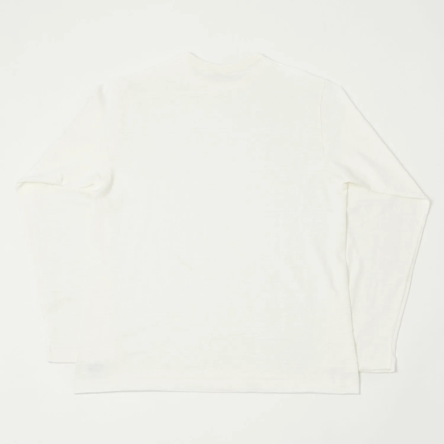 Warehouse & Co 5906 L/S Crew Neck Tee - Off White