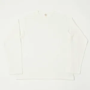 Warehouse & Co 5906 L/S Crew Neck Tee - Off White