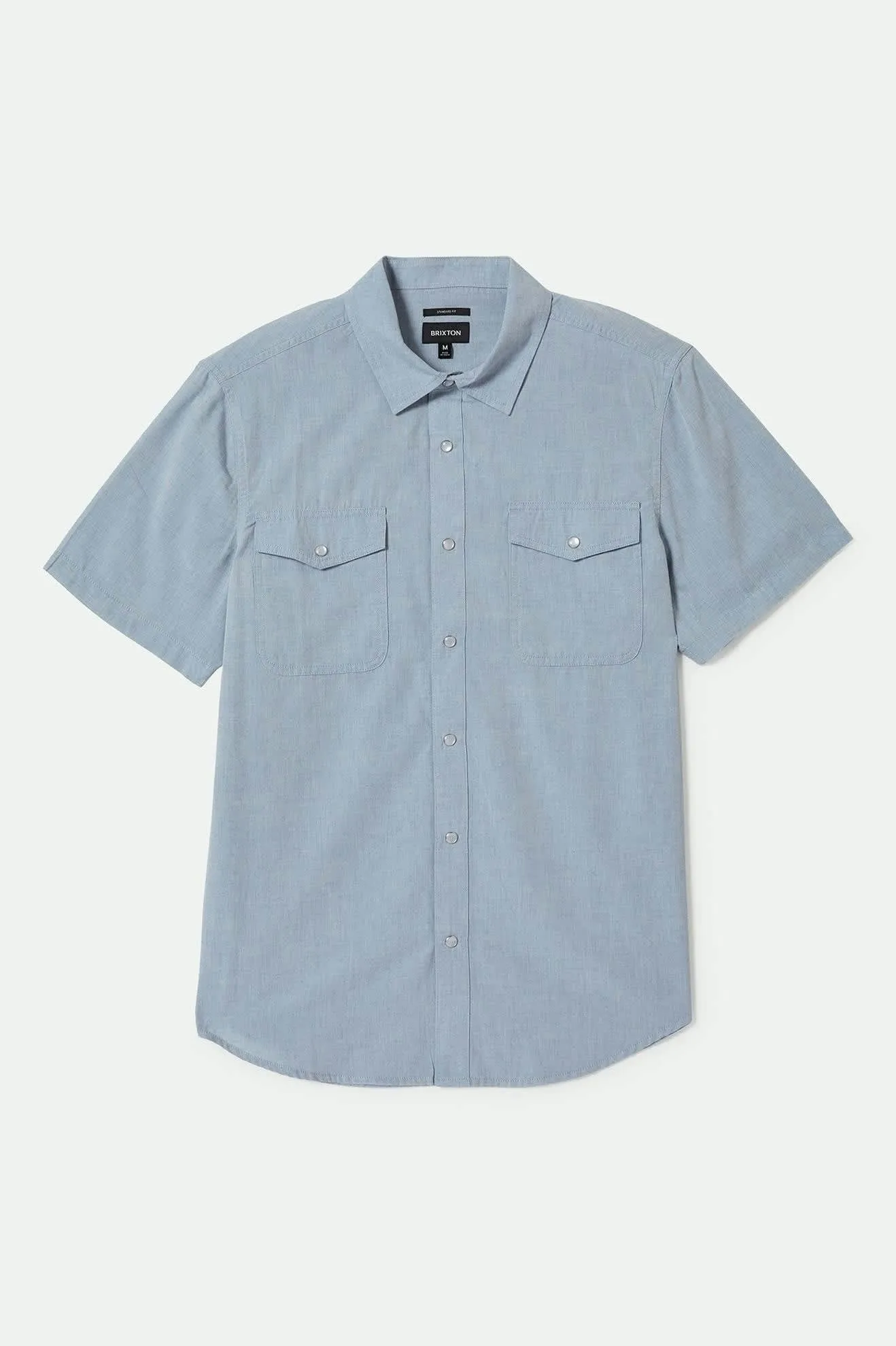 Wayne Western S/S Shirt - Medium Blue