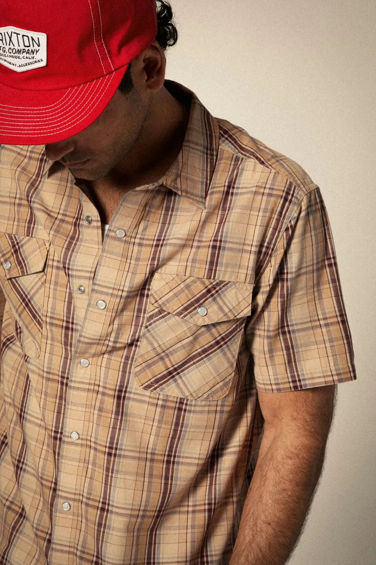 Wayne Western S/S Shirt - Western Plaid