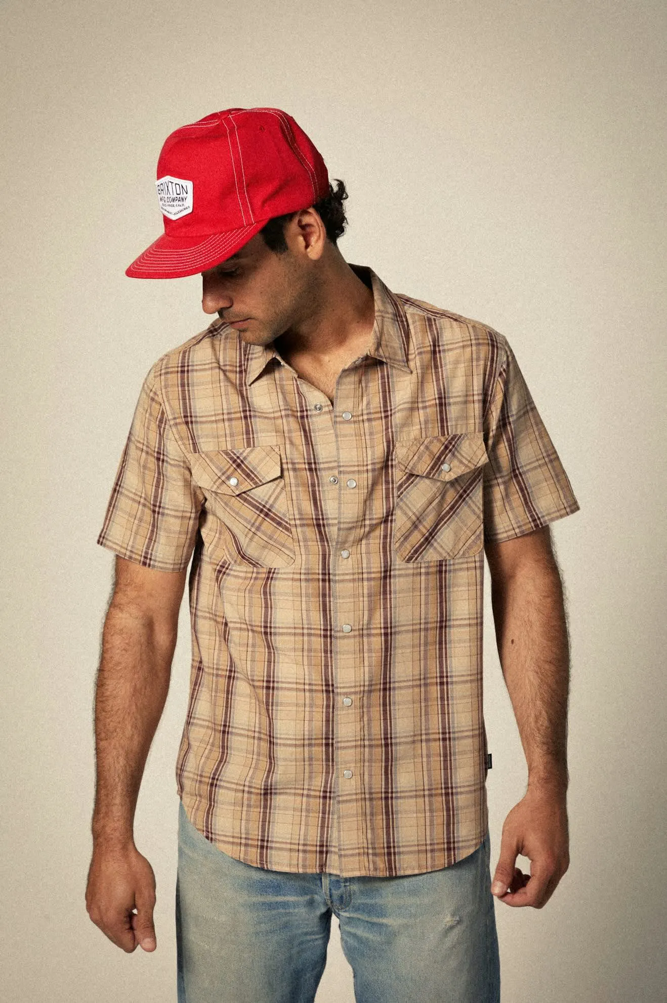Wayne Western S/S Shirt - Western Plaid
