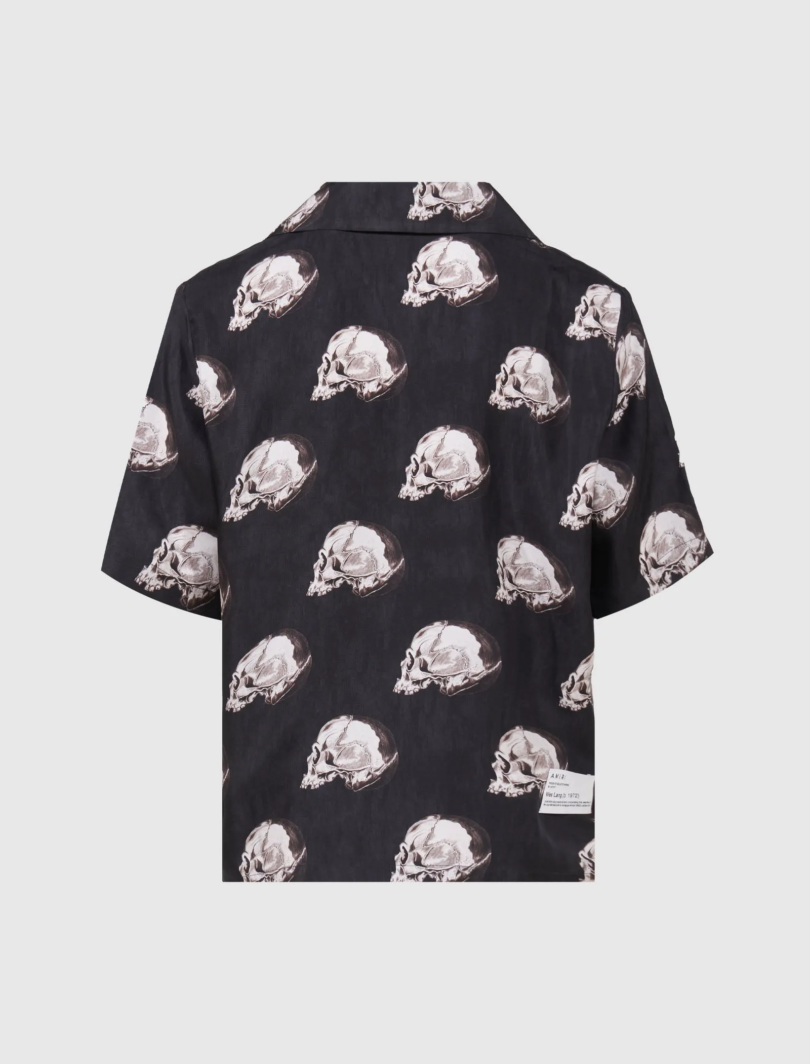WES LANG SKULL BOWLING SHIRT