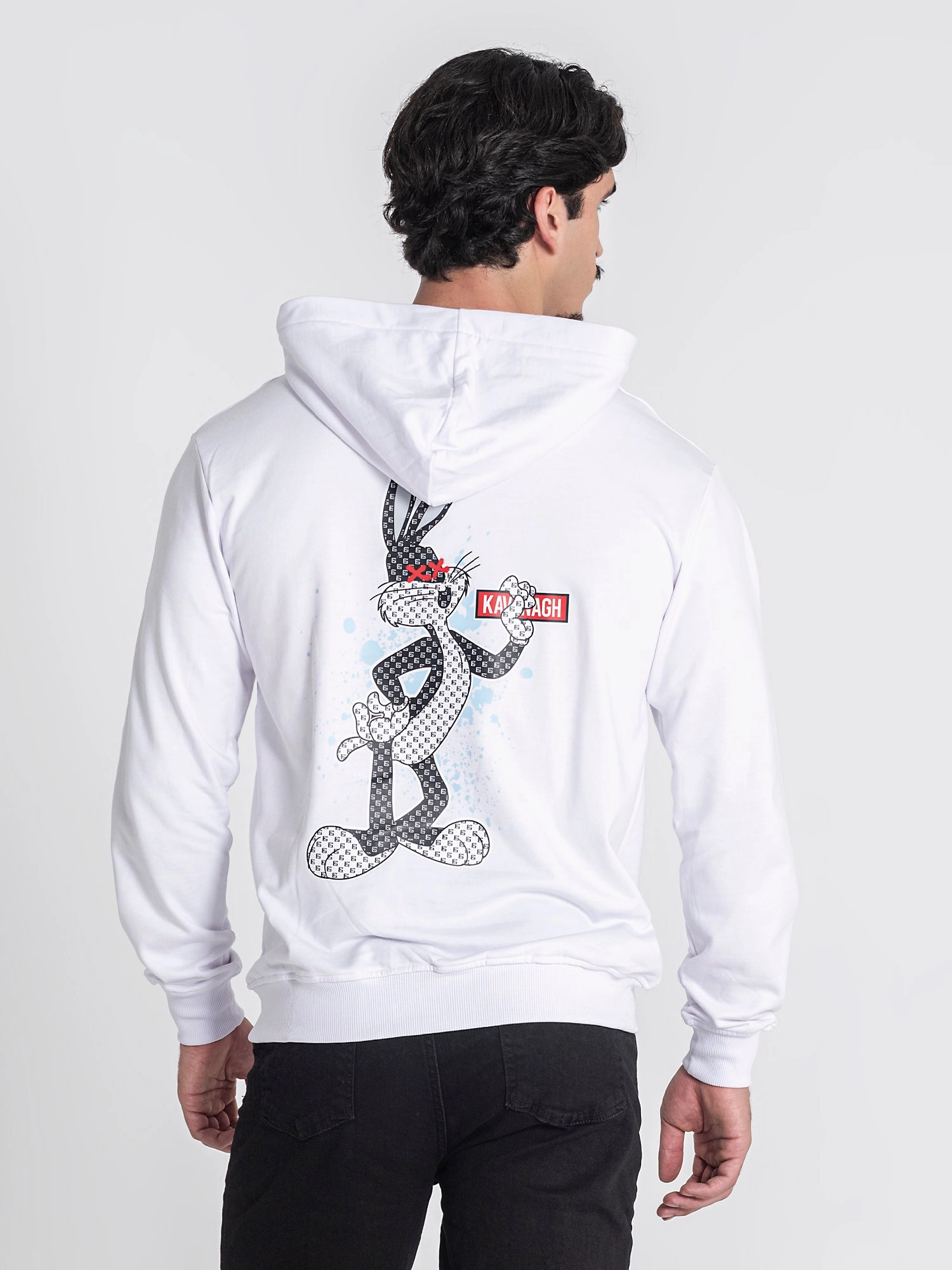 White GK Bunny Hoodie