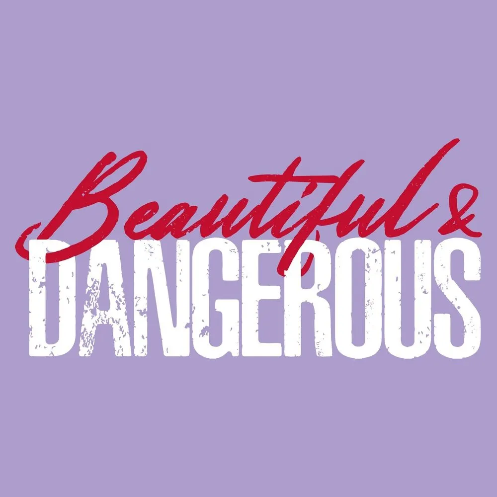 Women's Beautiful & Dangerous V-Neck - Lavender