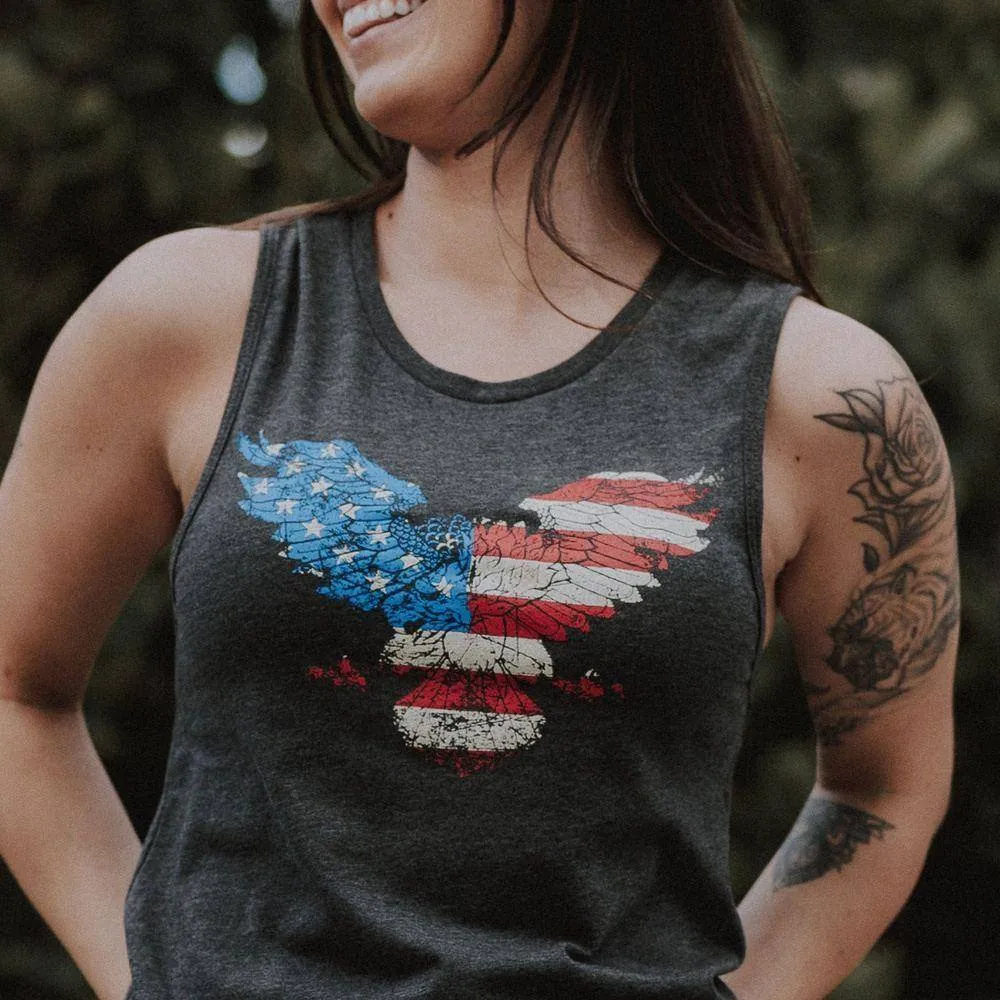 Women's Freagle Everyday Tank - Dark Heather Gray