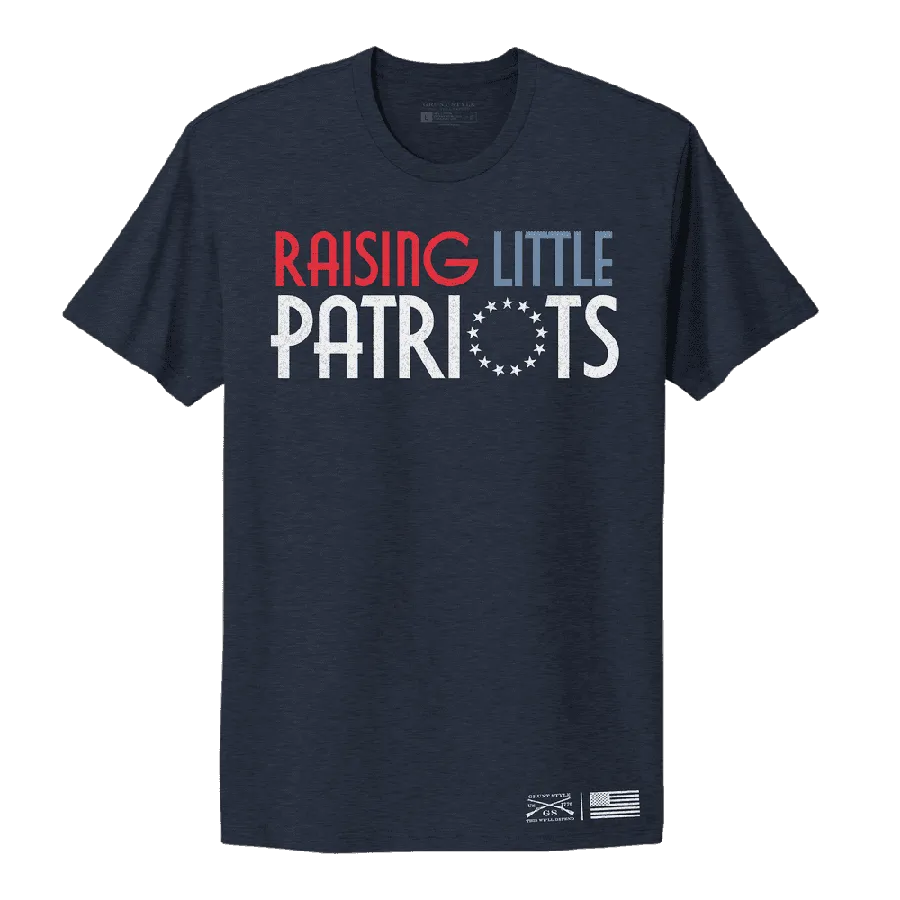 Women's Raising Little Patriots Boyfriend Fit T-Shirt - Midnight Navy