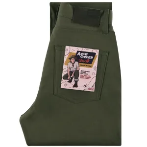 Women's - The Classic - Army Green Duck Selvedge