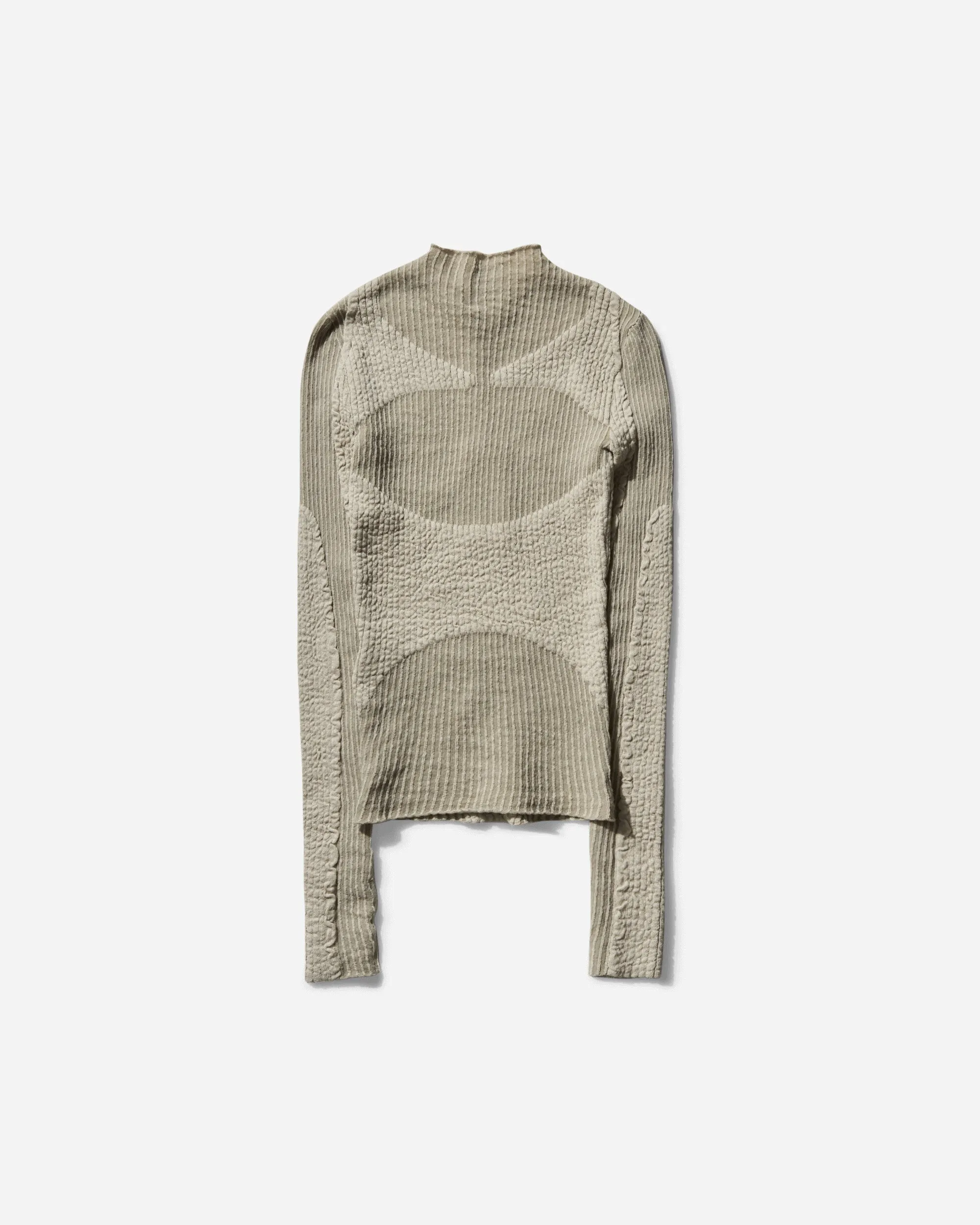 Women's Wavy Longsleeve Top Light Beige