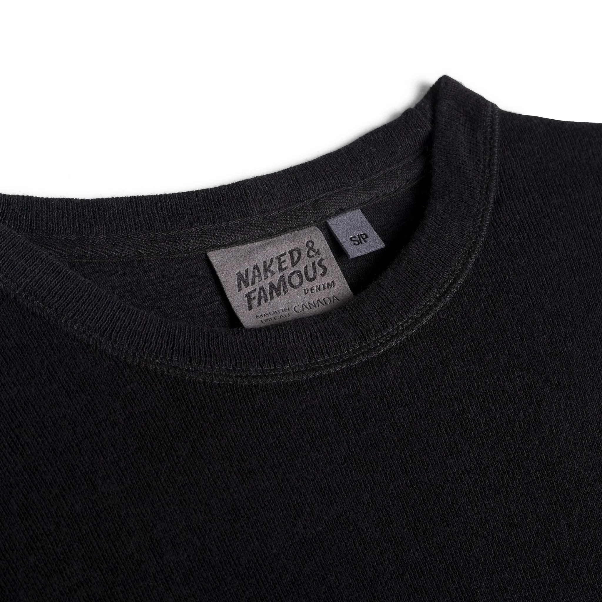 Women's - Weekend Crew - Vintage Doubleface - Black