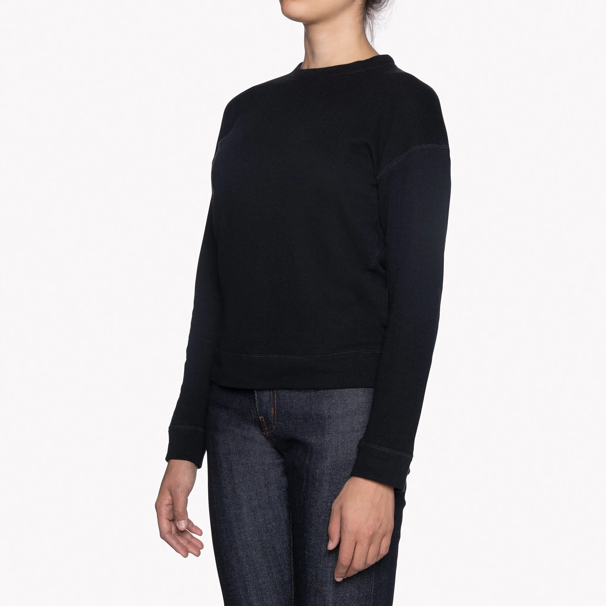 Women's - Weekend Crew - Vintage Doubleface - Black