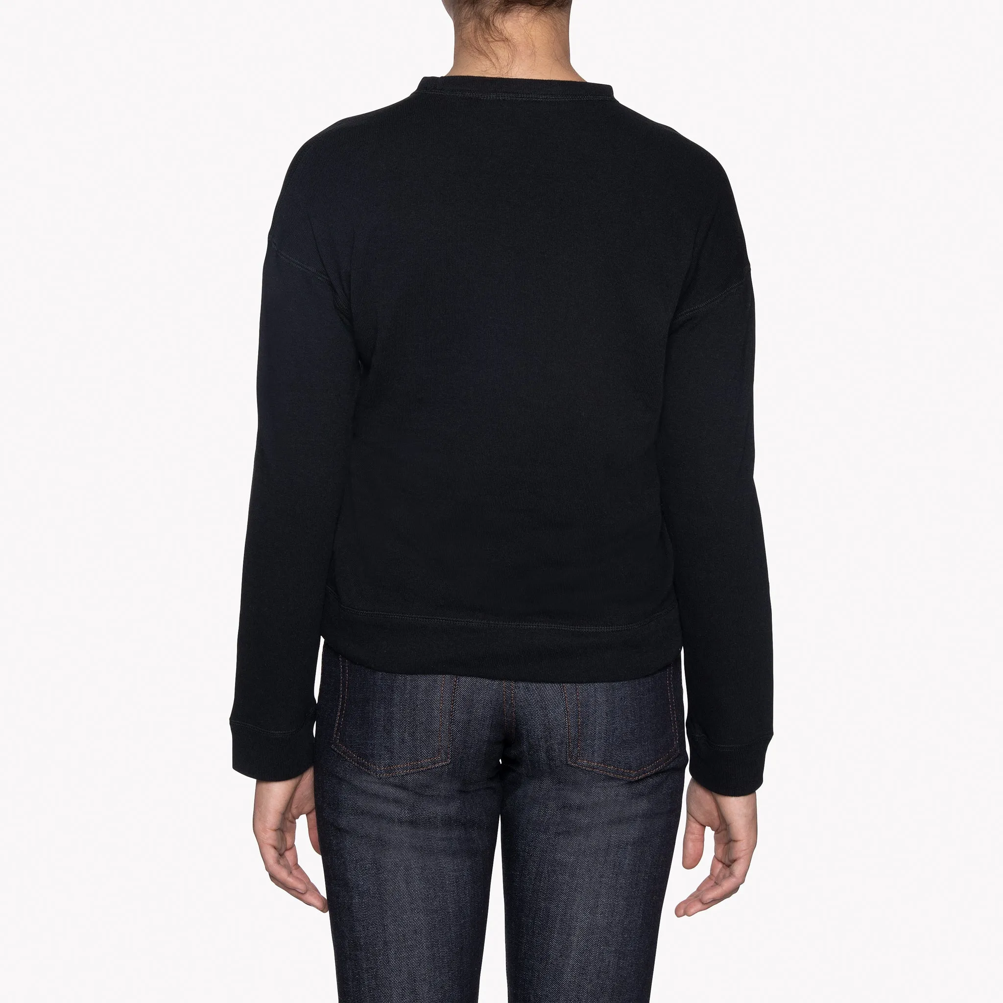 Women's - Weekend Crew - Vintage Doubleface - Black