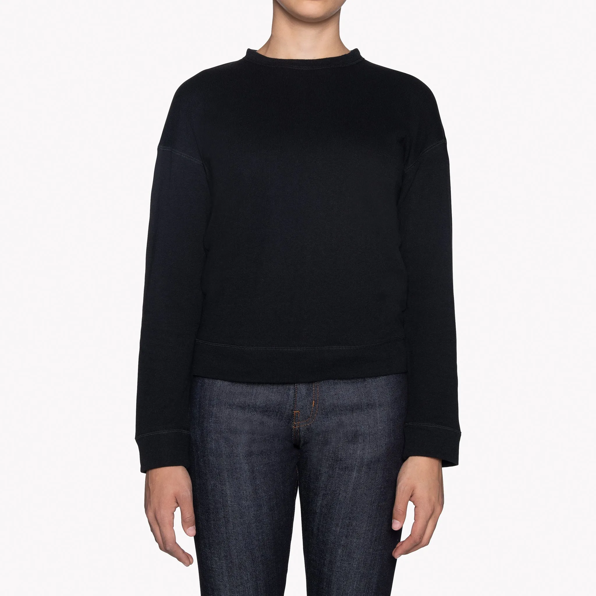Women's - Weekend Crew - Vintage Doubleface - Black